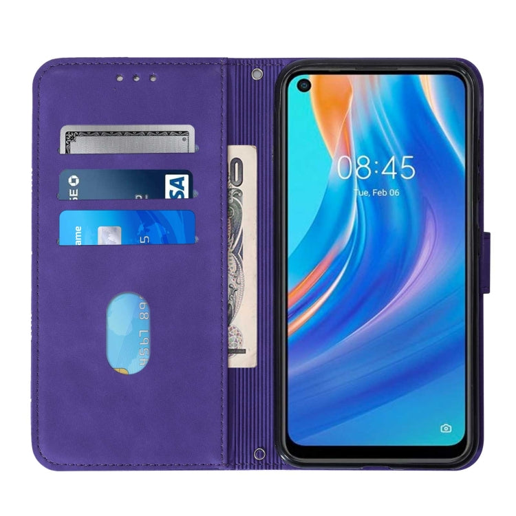 For Tecno Spark 7 Pro Crossbody 3D Embossed Flip Leather Phone Case