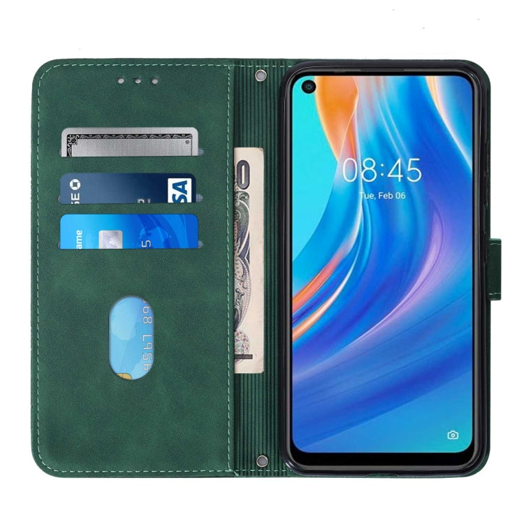 For Tecno Spark 7 Pro Crossbody 3D Embossed Flip Leather Phone Case