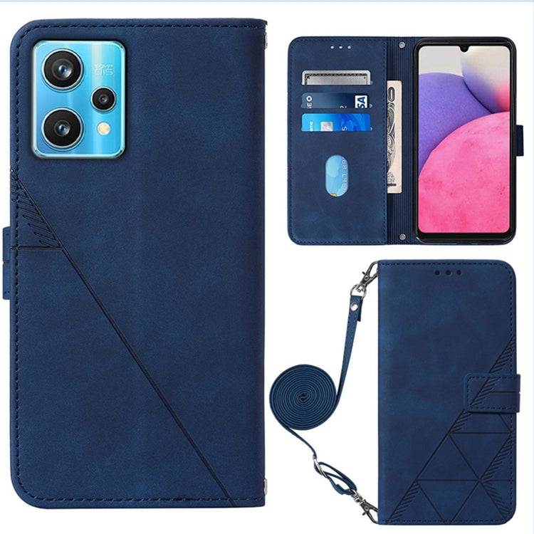 For OPPO Realme 9 Pro+ 5G Crossbody 3D Embossed Flip Leather Phone Case