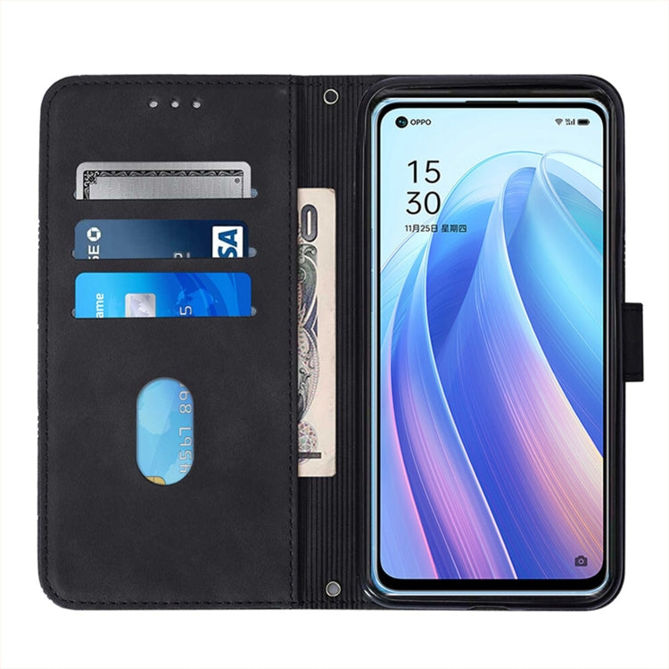 For OPPO Realme 9 Pro+ 5G Crossbody 3D Embossed Flip Leather Phone Case