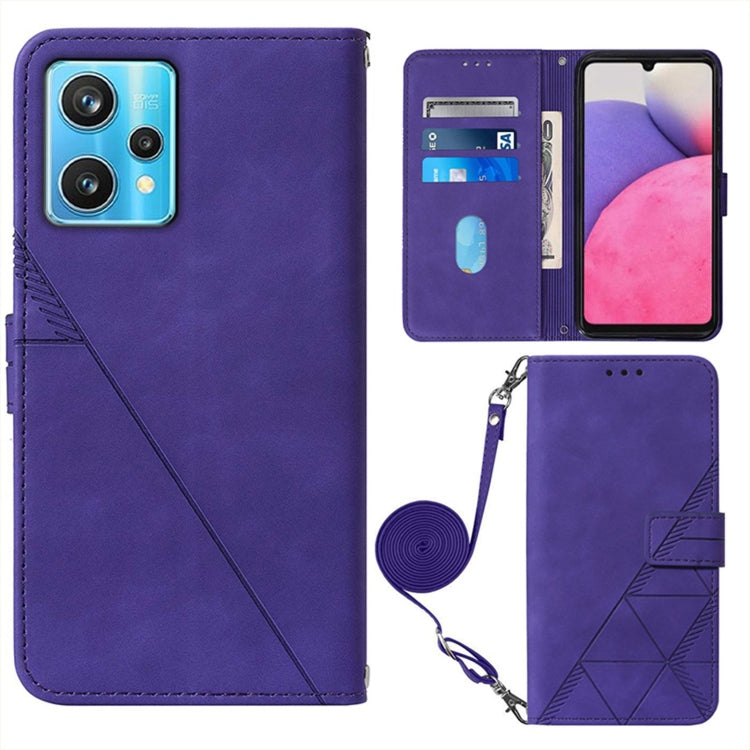 For OPPO Realme 9 Pro+ 5G Crossbody 3D Embossed Flip Leather Phone Case