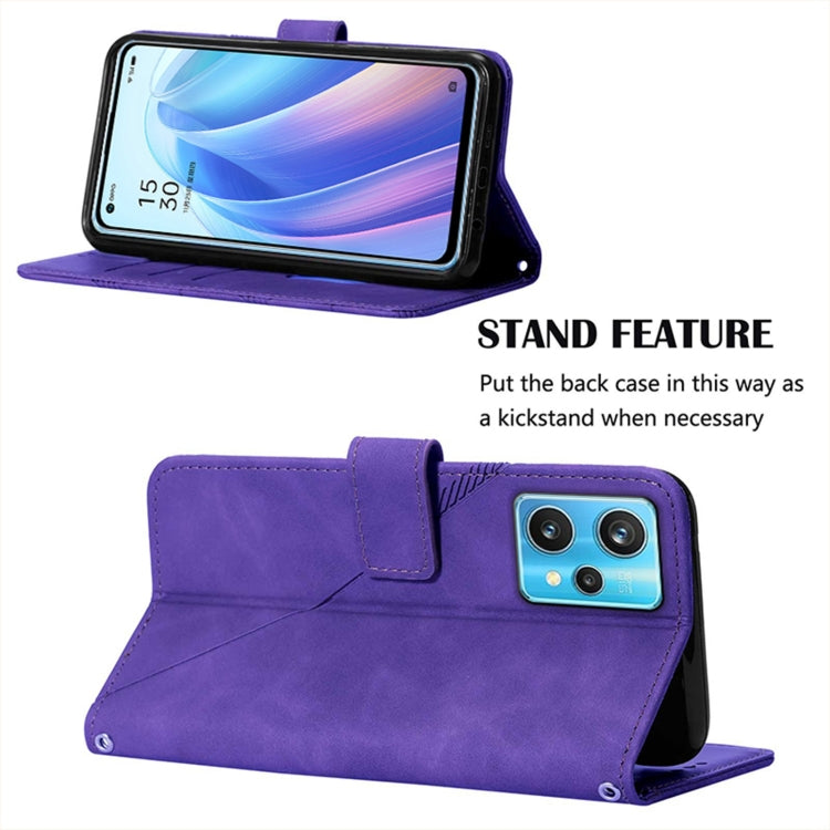 For OPPO Realme 9 Pro+ 5G Crossbody 3D Embossed Flip Leather Phone Case