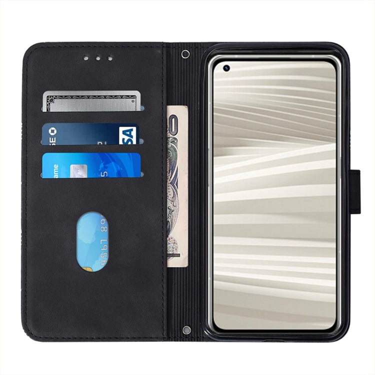 For OPPO Realme GT2 Pro Crossbody 3D Embossed Flip Leather Phone Case