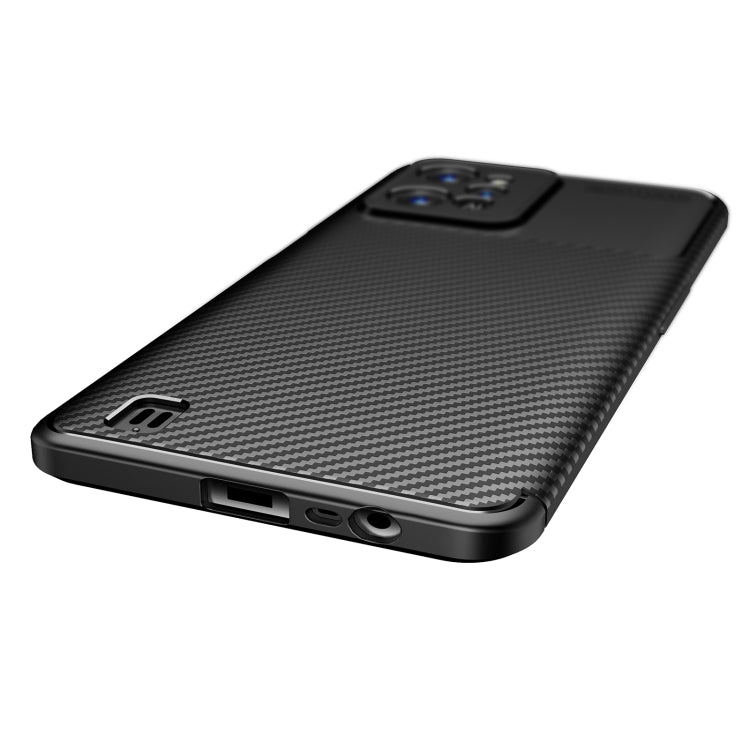 For OPPO Realme C31 4G Carbon Fiber Texture Shockproof TPU Phone Case