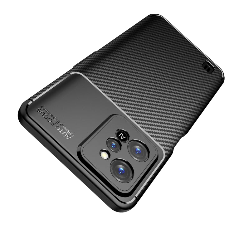 For OPPO Realme C31 4G Carbon Fiber Texture Shockproof TPU Phone Case