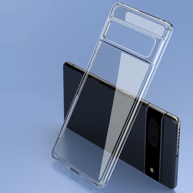 For Google Pixel 7 Crystal PC + TPU Phone Case