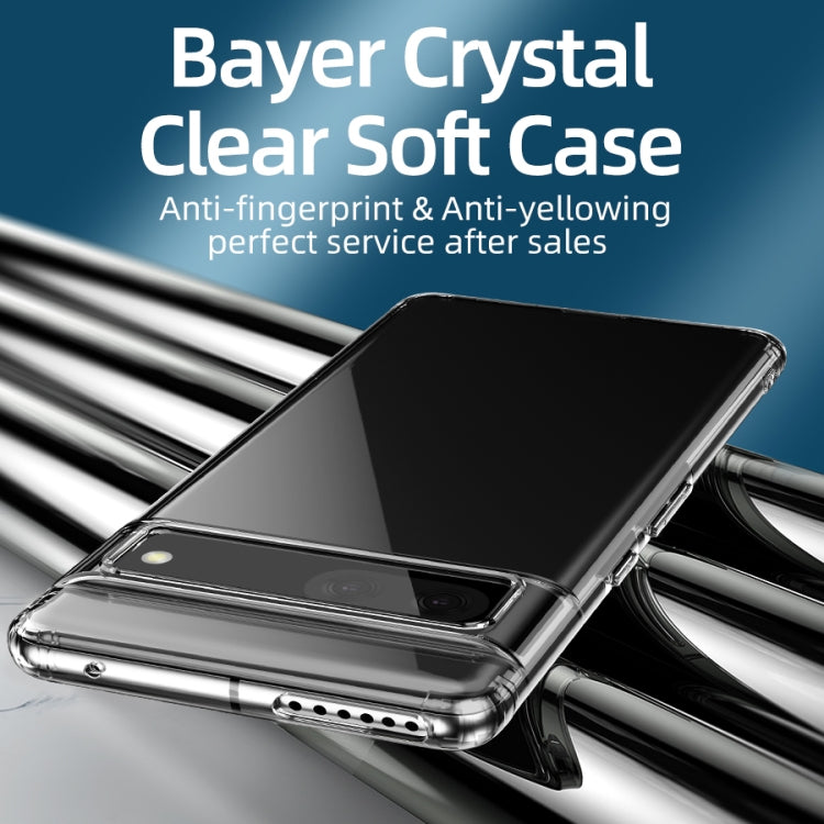 For Google Pixel 7 Crystal PC + TPU Phone Case