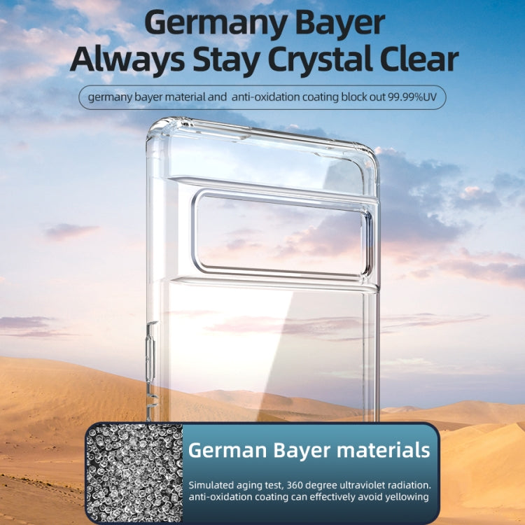 For Google Pixel 7 Crystal PC + TPU Phone Case