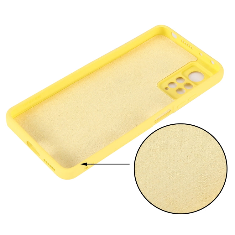 For Xiaomi Redmi Note 11 Pro 4G / 5G Pure Color Liquid Silicone Shockproof Phone Case