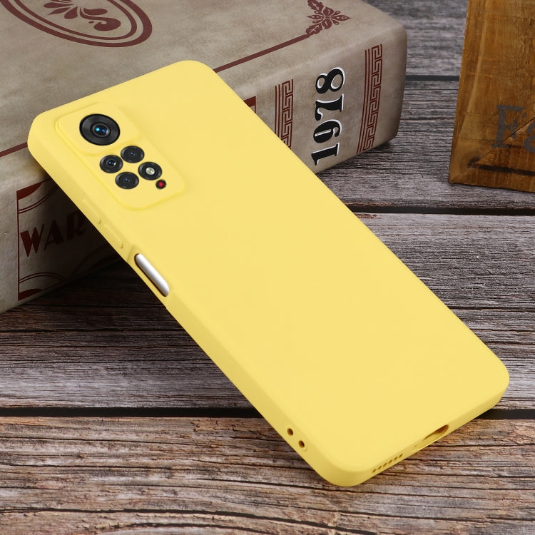 For Xiaomi Redmi Note 11 Pro 4G / 5G Pure Color Liquid Silicone Shockproof Phone Case