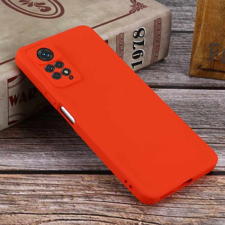 For Xiaomi Redmi Note 11 Pro 4G / 5G Pure Color Liquid Silicone Shockproof Phone Case