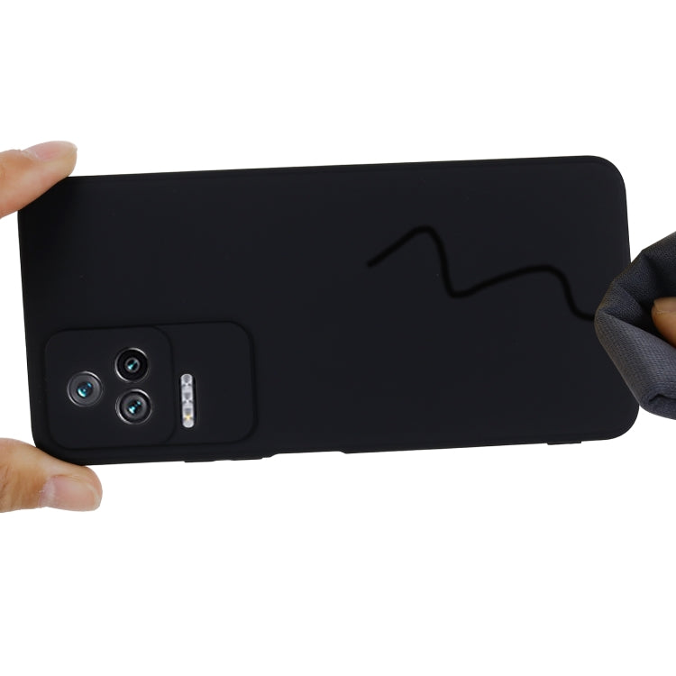 For Xiaomi Redmi K50 / K50 Pro Pure Color Liquid Silicone Shockproof Phone Case