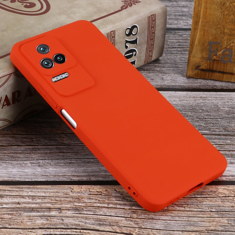 For Xiaomi Redmi K50 / K50 Pro Pure Color Liquid Silicone Shockproof Phone Case
