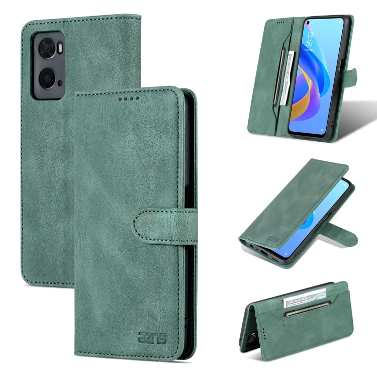 For OPPO A36 4G/A76 4G(Global) AZNS Dream II Skin Feel Horizontal Flip Leather Case