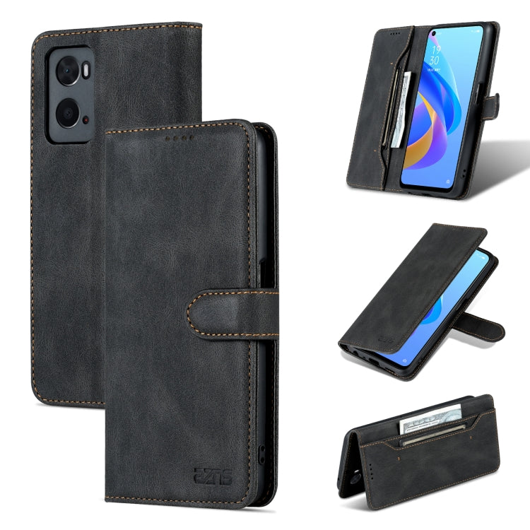 For OPPO A36 4G/A76 4G(Global) AZNS Dream II Skin Feel Horizontal Flip Leather Case