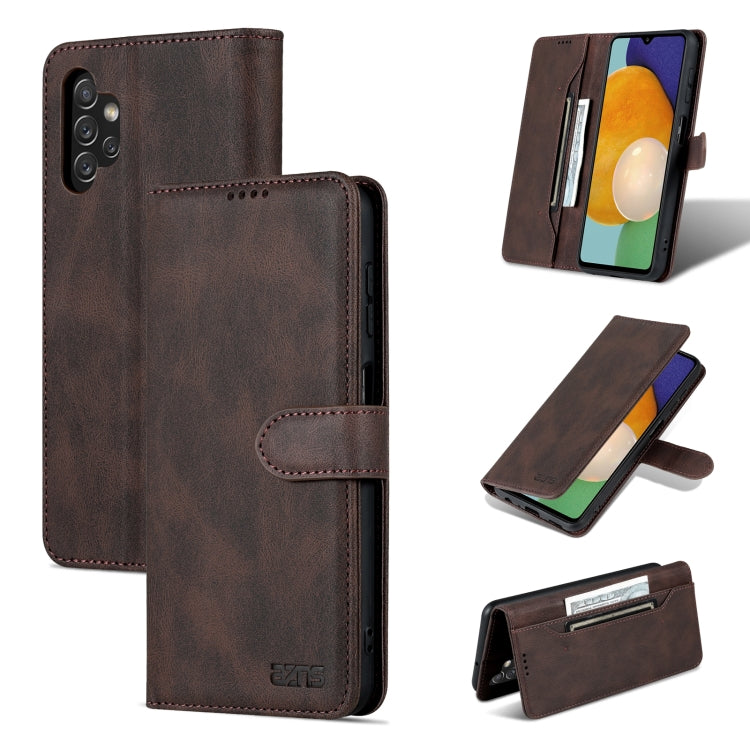 For Samsung Galaxy A13 4G AZNS Dream II Skin Feel Horizontal Flip Leather Case