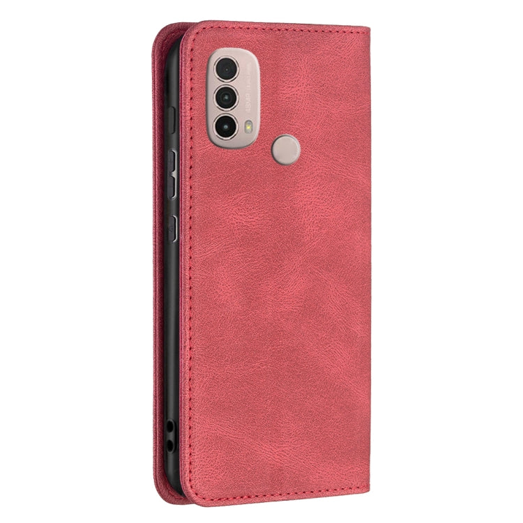 For Motorola Moto E40 / E30 Magnetic RFID Blocking Anti-Theft Leather Phone Case