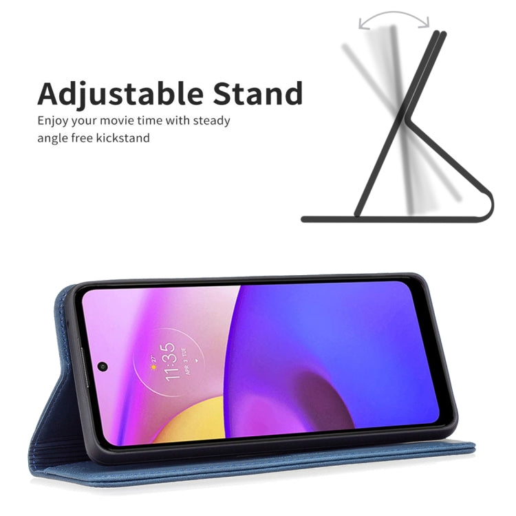 For Motorola Moto E40 / E30 Magnetic RFID Blocking Anti-Theft Leather Phone Case