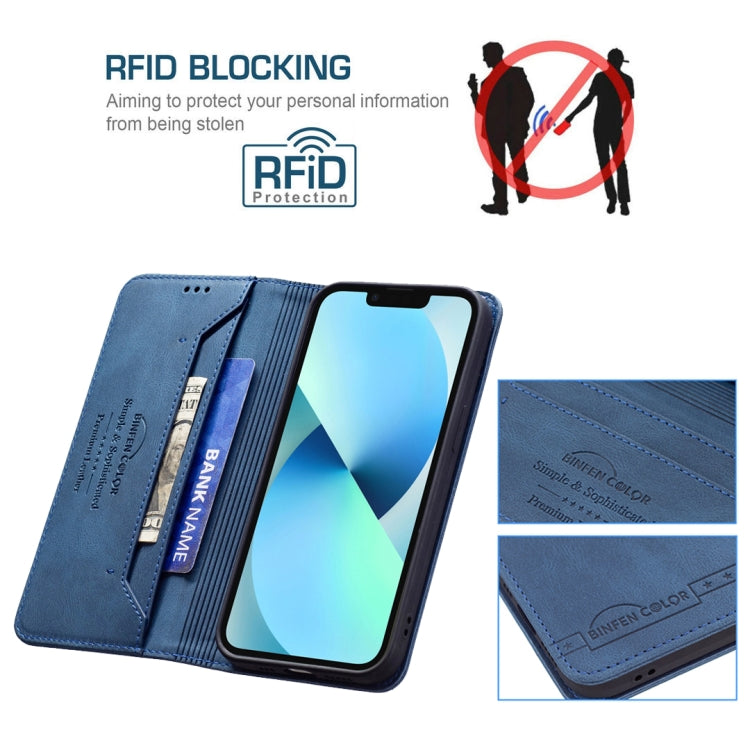 For Motorola Moto G22 Magnetic RFID Blocking Anti-Theft Leather Phone Case
