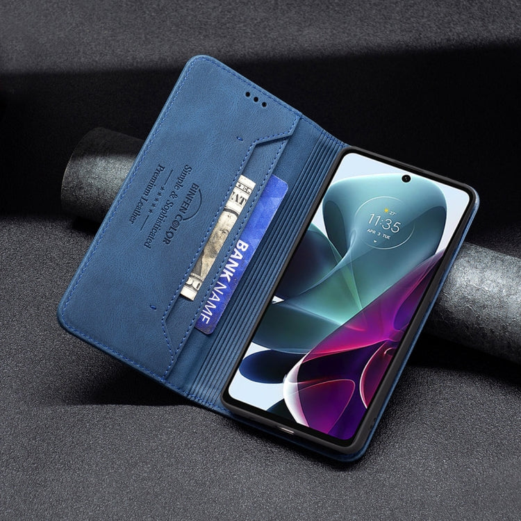 For Motorola Moto G200 5G / Edge S30 5G Magnetic RFID Blocking Anti-Theft Leather Phone Case