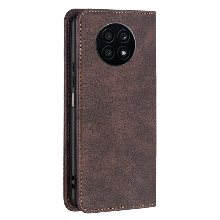 For Honor X20 Magnetic RFID Blocking Anti-Theft Leather Phone Case