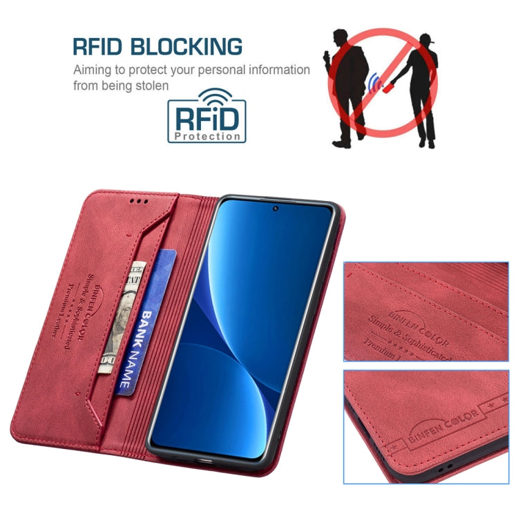 For Xiaomi 12 Pro Magnetic RFID Blocking Anti-Theft Leather Phone Case