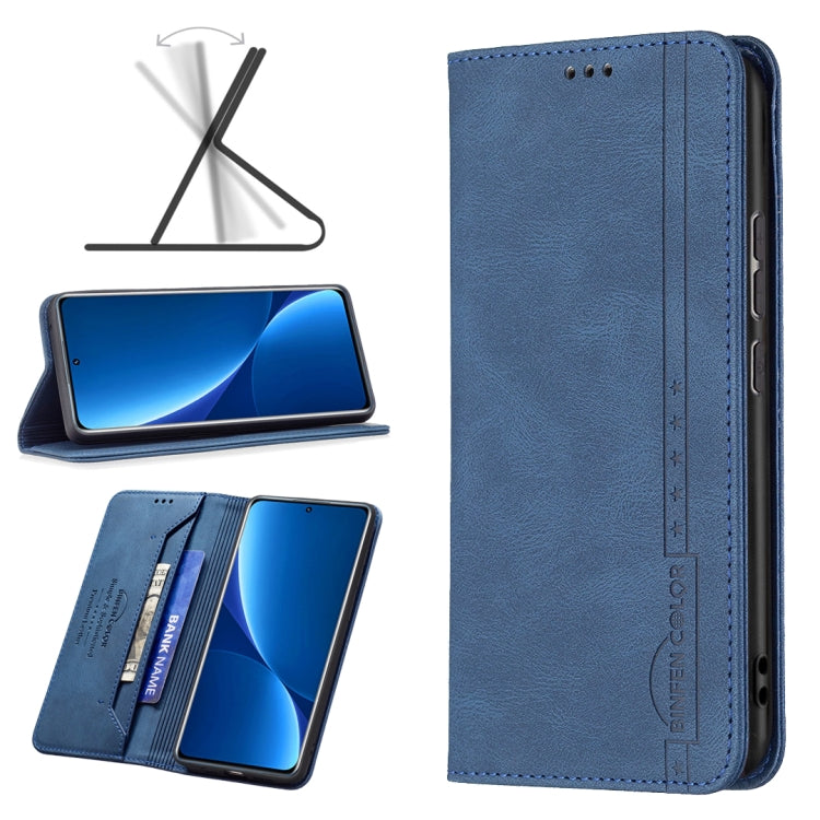 For Xiaomi 12 Pro Magnetic RFID Blocking Anti-Theft Leather Phone Case