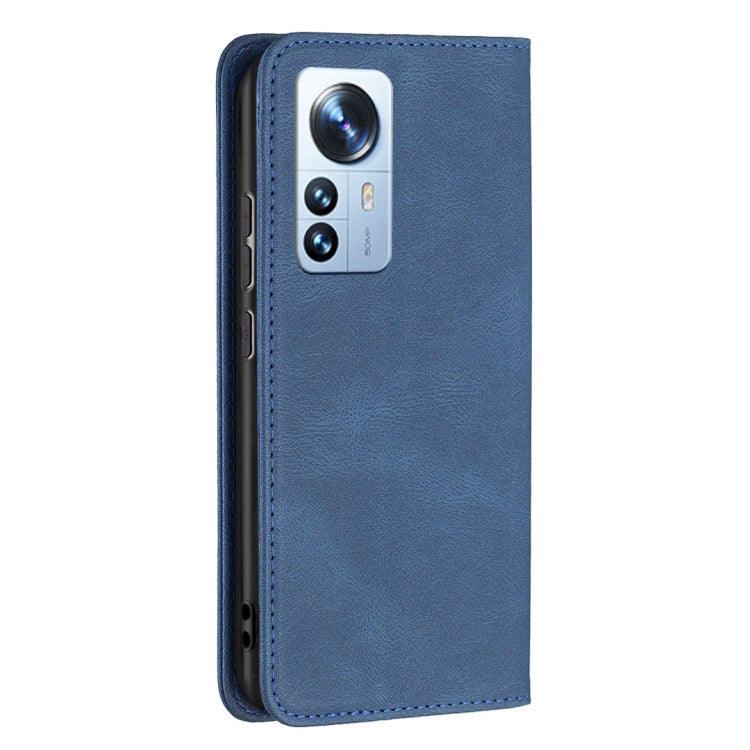 For Xiaomi 12 Pro Magnetic RFID Blocking Anti-Theft Leather Phone Case