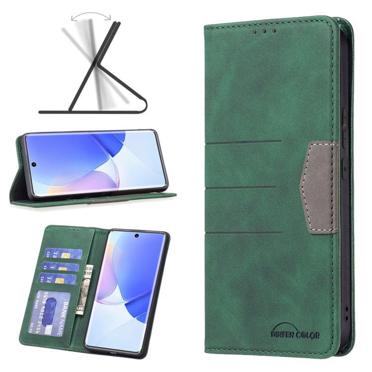 For Honor 50 / Huawei nova 9 Magnetic Splicing Leather Phone Case