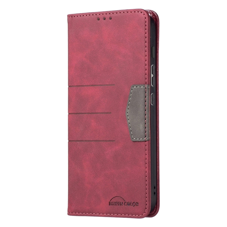For Motorola Moto E40 / E30 Magnetic Splicing Leather Phone Case