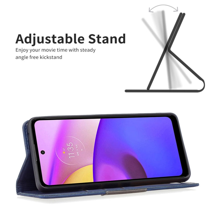 For Motorola Moto E40 / E30 Magnetic Splicing Leather Phone Case