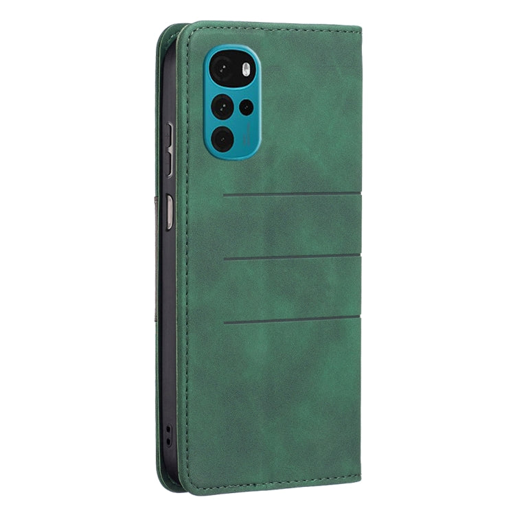 For Motorola Moto G22 Magnetic Splicing Leather Phone Case