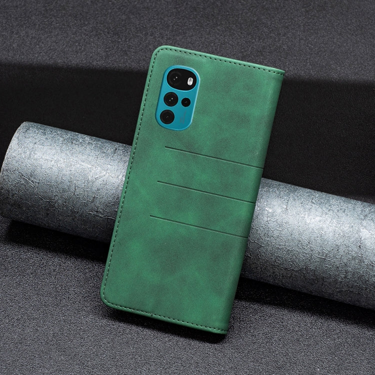 For Motorola Moto G22 Magnetic Splicing Leather Phone Case