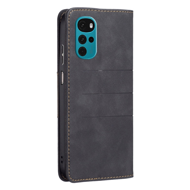 For Motorola Moto G22 Magnetic Splicing Leather Phone Case