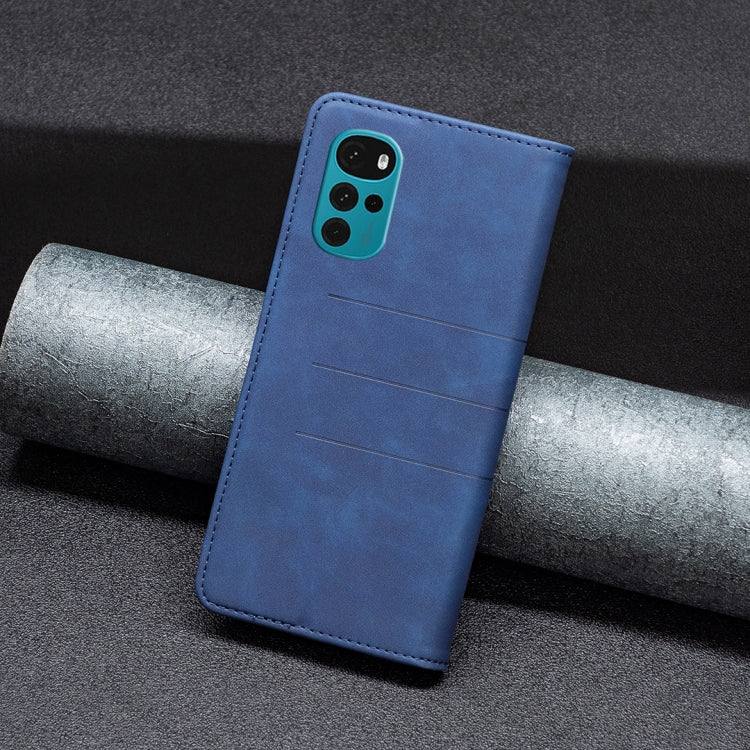 For Motorola Moto G22 Magnetic Splicing Leather Phone Case