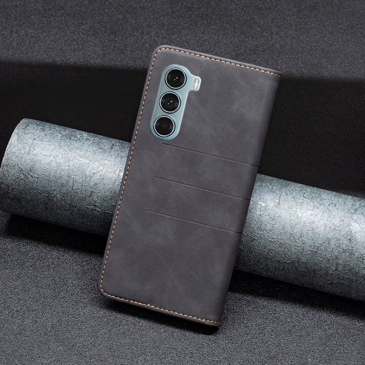 For Motorola Moto G200 5G / Edge S30 5G Magnetic Splicing Leather Phone Case