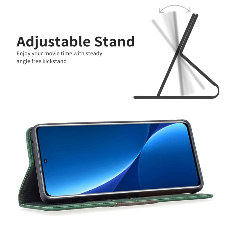 For Xiaomi 12 Pro Magnetic Splicing Leather Phone Case