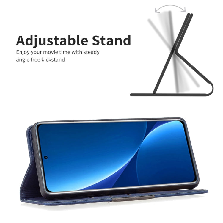 For Xiaomi 12 Pro Magnetic Splicing Leather Phone Case