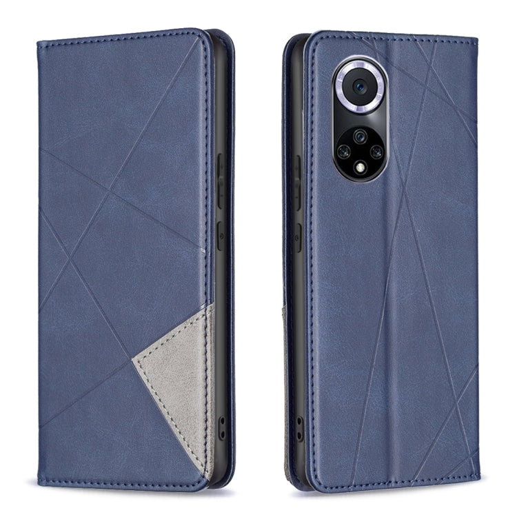 For Honor 50 / Huawei nova 9 Prismatic Invisible Magnetic Leather Phone Case