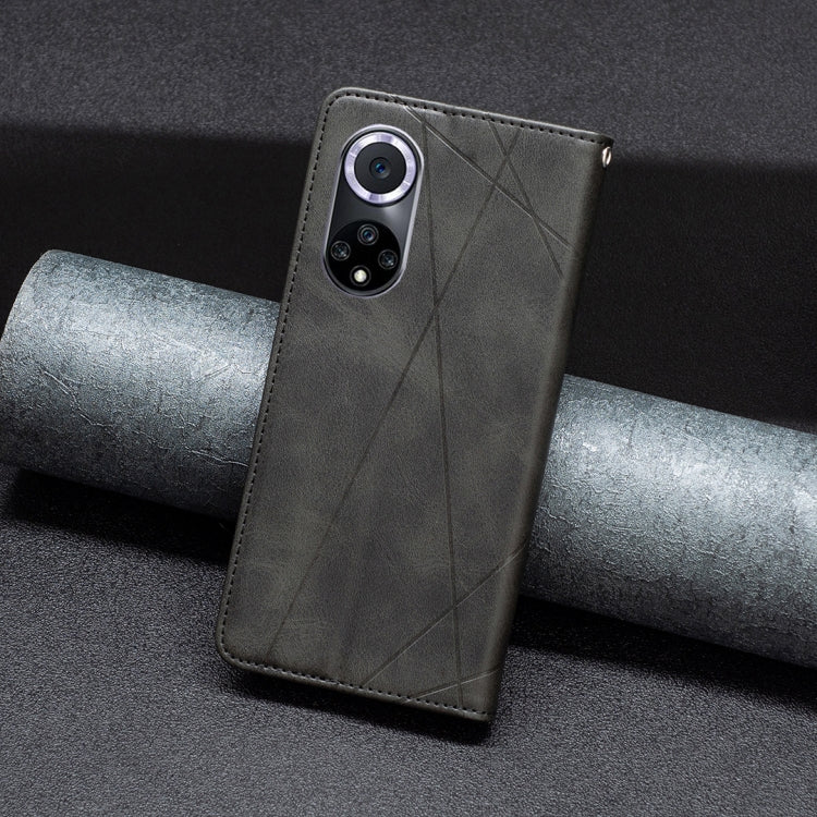 For Honor 50 / Huawei nova 9 Prismatic Invisible Magnetic Leather Phone Case