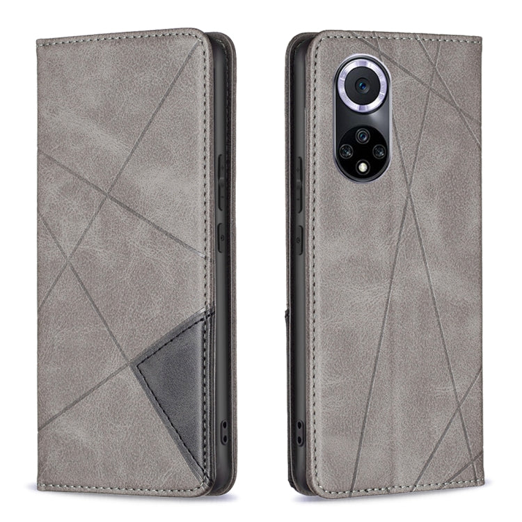 For Honor 50 / Huawei nova 9 Prismatic Invisible Magnetic Leather Phone Case