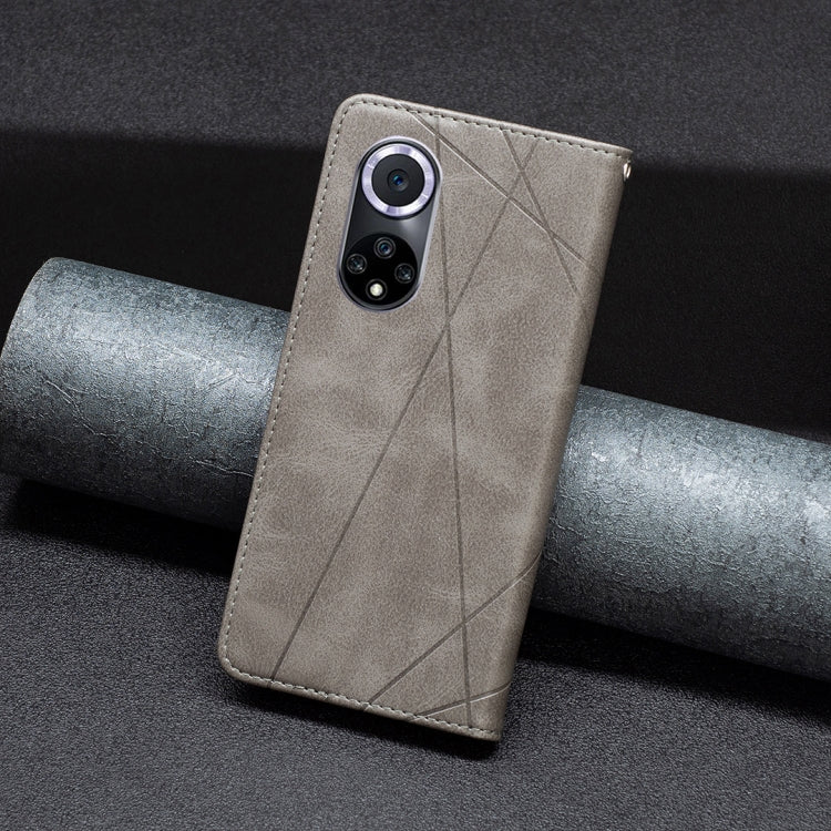 For Honor 50 / Huawei nova 9 Prismatic Invisible Magnetic Leather Phone Case