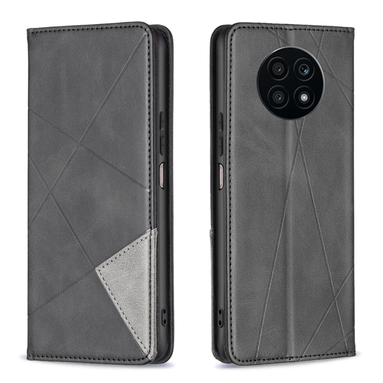 For Honor X20 Prismatic Invisible Magnetic Leather Phone Case
