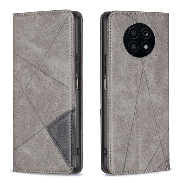 For Honor X20 Prismatic Invisible Magnetic Leather Phone Case