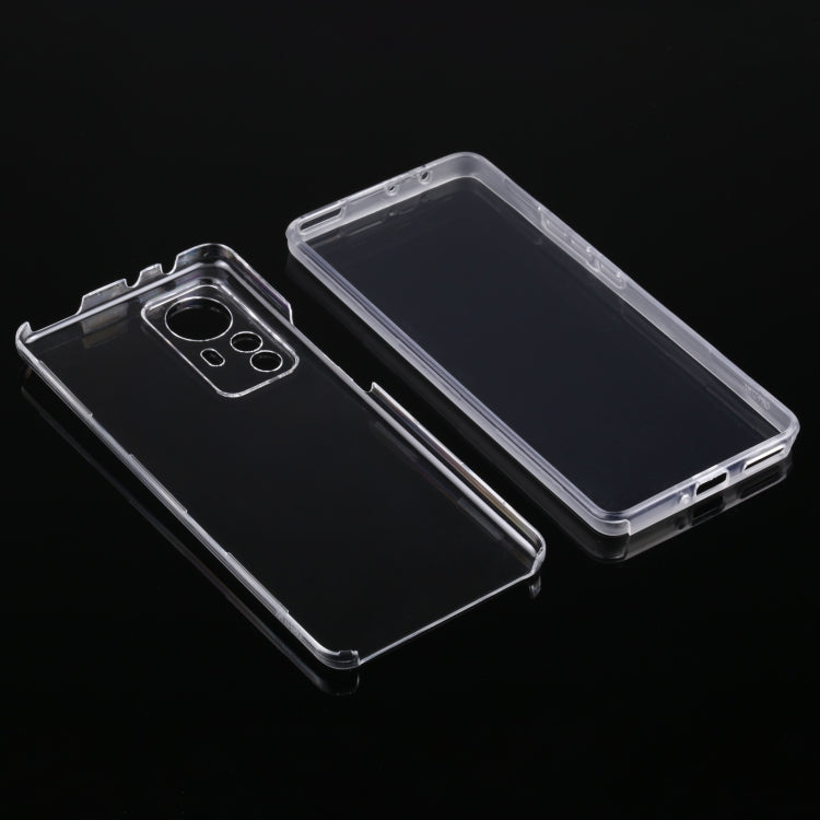 For Xiaomi 12 Pro PC+TPU Ultra-Thin Double-Sided Transparent Phone Case