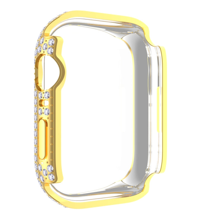 Diamond PC + Tempered Glass Watch Case For Apple Watch Series 8 / 7 45mm