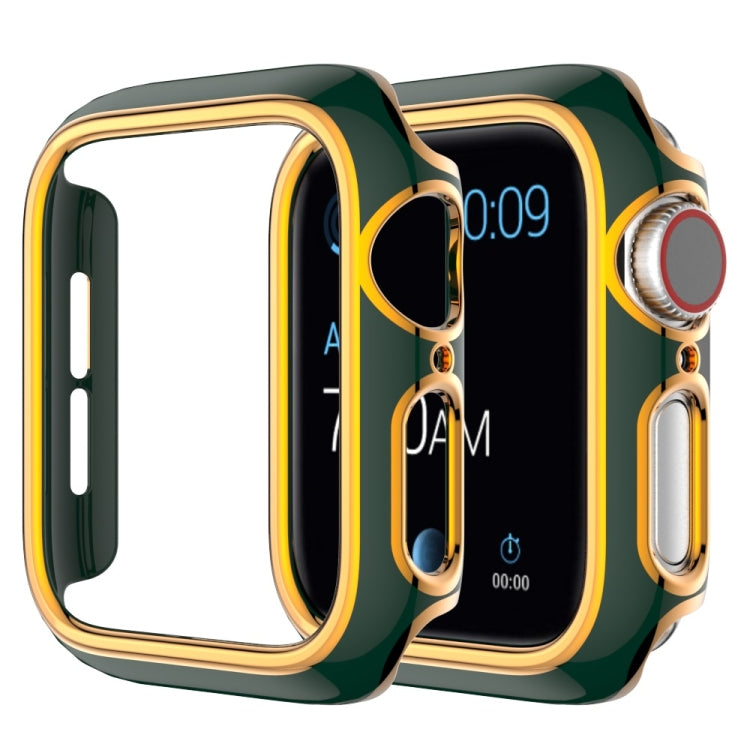 Two-color Electroplating PC Watch Case For Apple Watch Series 6&SE&5&4 40mm