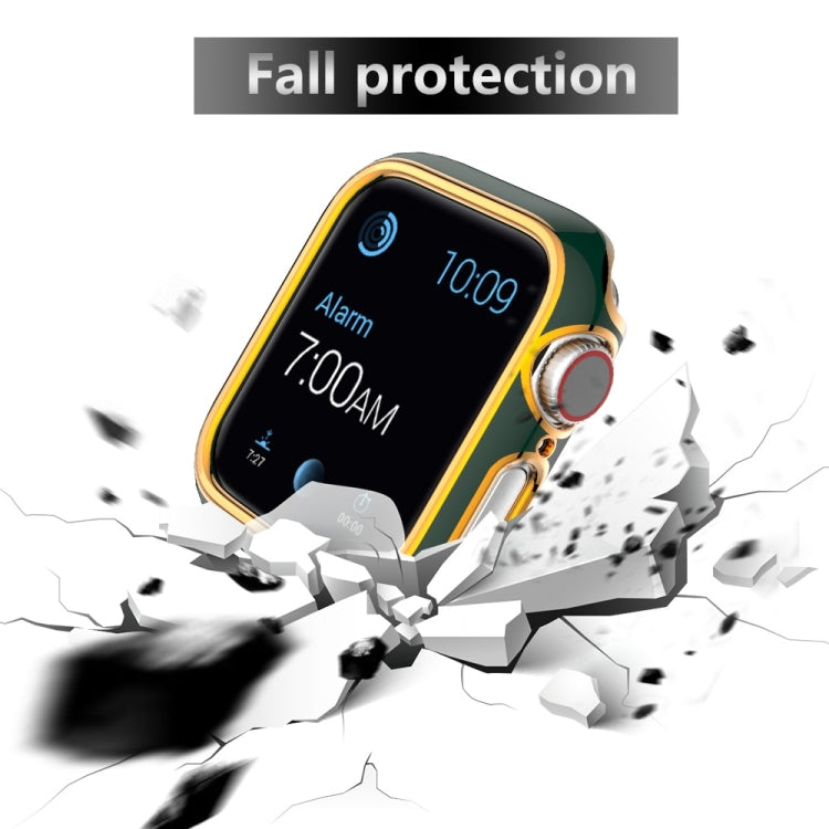 Two-color Electroplating PC Watch Case For Apple Watch Series 6&SE&5&4 40mm