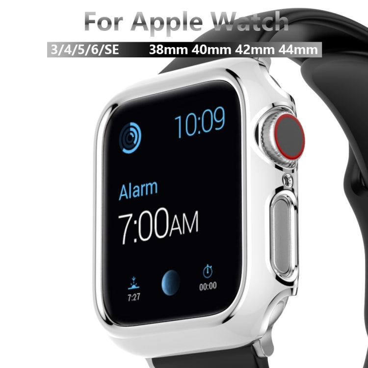 Two-color Electroplating PC Watch Case For Apple Watch Series 6&SE&5&4 44mm