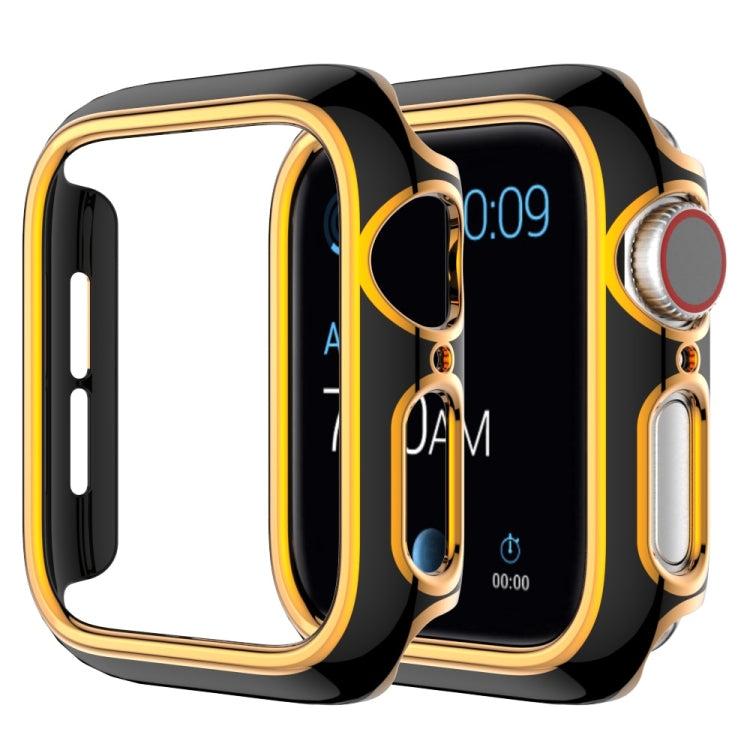 Two-color Electroplating PC Watch Case For Apple Watch Series 6&SE&5&4 44mm